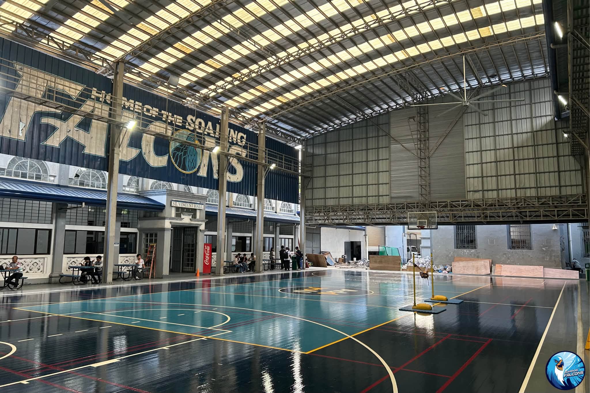 唯美康完成菲律宾Adamson University风雨球场运动地板项目交付